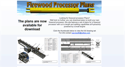 Desktop Screenshot of firewoodprocessorplans.com